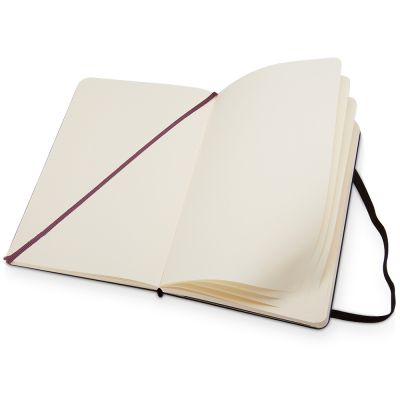 Записная книжка Moleskine Classic (нелинованный) в твердой обложке, Large (13х21см), черный-2