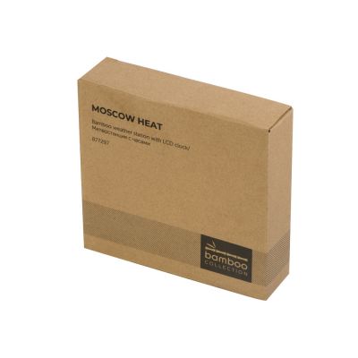 Метеостанция из бамбука Moscow Heat-5