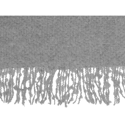 Плед акриловый Mohair, серый-3