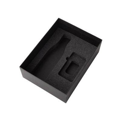 Подарочный набор с термобутылкой и повербанком С1, 5000 mAh, красный-4