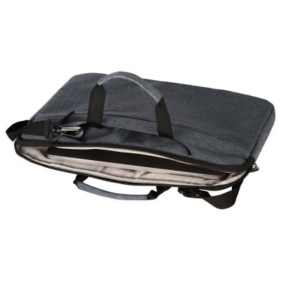 Сумка Plush c усиленной защитой ноутбука 15.6 '', серо-синий-4