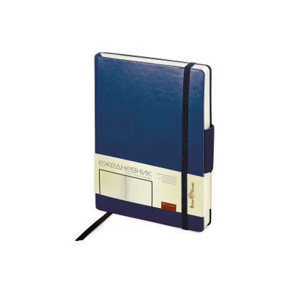 Ежедневник А5 недатированный Zenith, темно-синий-0