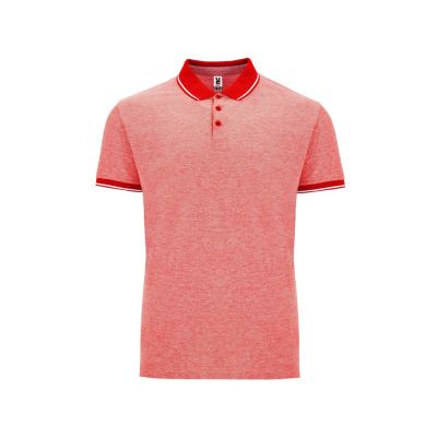 Рубашка поло Bowie мужская, меланжевый красный-0