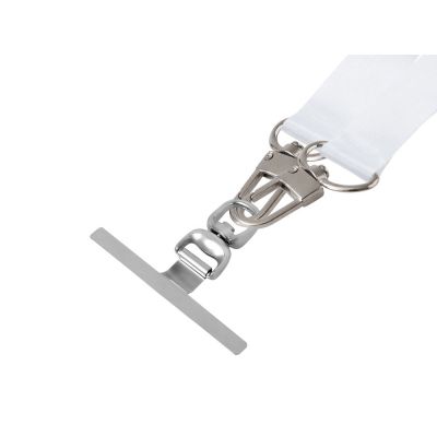 Ланъярд 2,5 см под сублимацию с 2-мя трендовыми карабинами и металлическим держателем для телефона-3