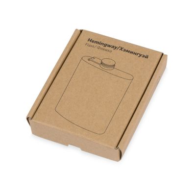 Фляжка 198 мл Hemingway, серебристый-3