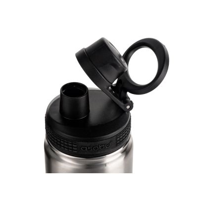 Вакуумная термобутылка ALPINE FLASK, 530 мл, черный-1