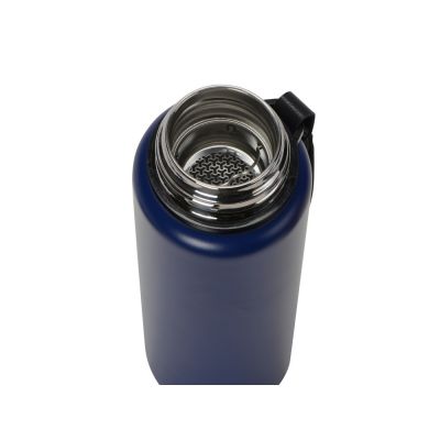 Вакуумный термос Story c покрытием powder, темно-синий-4