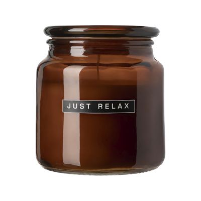 Ароматизированная свеча Wellmark Let's Get Cozy 650 г с ароматом кедрового дерева - Amber heather-0