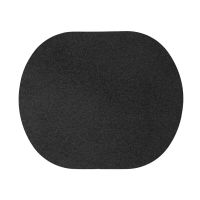 ПАТЧ ОВАЛ nubuk (чёрный) 6,0 х 5,0 см