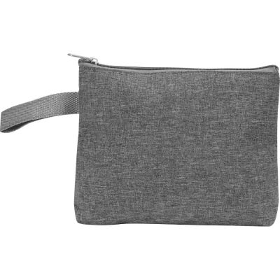 Косметичка двухцветная Trivium, серый/бордовый-3