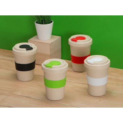 Стакан из пшеничного волокна Flava, серый-6