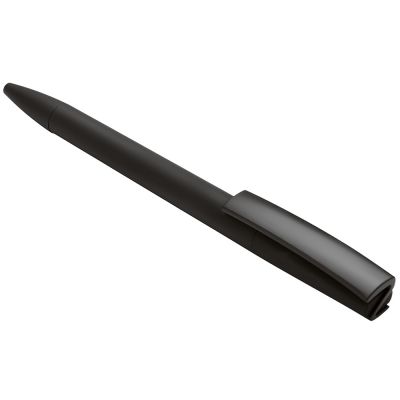 Ручка пластиковая soft-touch шариковая Zorro, черный-4