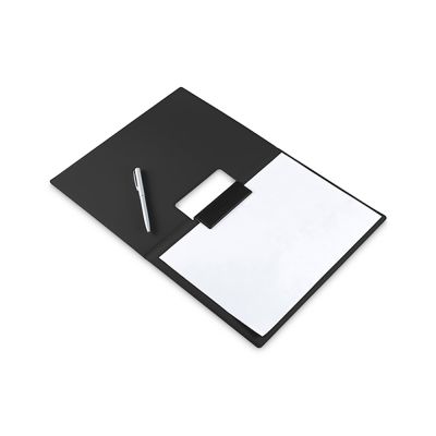 Планшет на магнитах с крышкой из экокожи Favor, черный-1