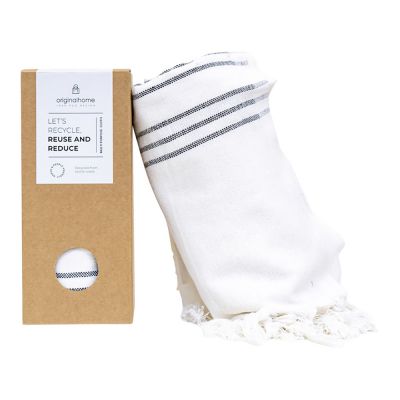 Originalhome плед 3-в-1 из переработанных материалов - 85 x 175 см - Белый-2