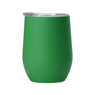 Термокружка Sense Gum, soft-touch, непротекаемая крышка, 370мл, крафтовая упаковка, зеленый-2