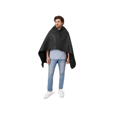 Пончо Cappy с капюшоном на липучке в мешке, черный-2