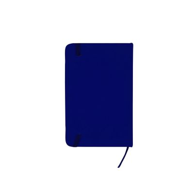 Блокнот А6 CORAL в твердой обложке из кожзама, темно-синий-2