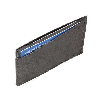 Футляр на 3 пластиковые карты Alicante, темно-серый-3