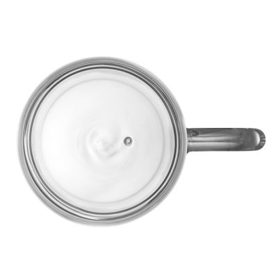 Кружка с двойными стенками с широкой ручкой Fog, прозрачный-3