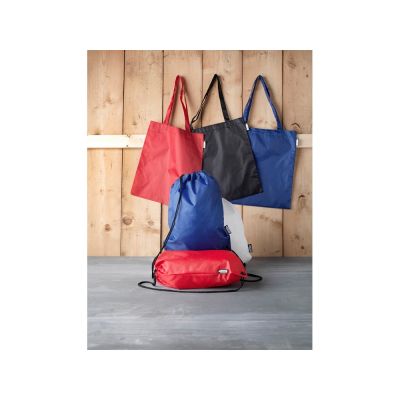 Эко-сумка Sai из переработанных пластиковых бутылок, черный-5