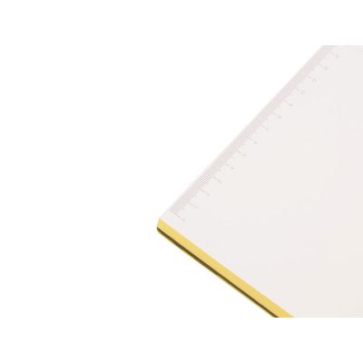 Бизнес-блокнот C1 софт-тач, гибкая обложка, 128 листов, желтый-4