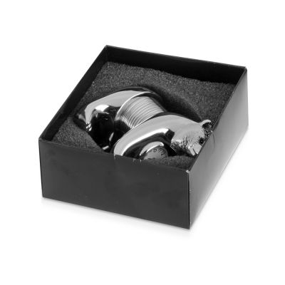 Часы Медведь, серебристый-6