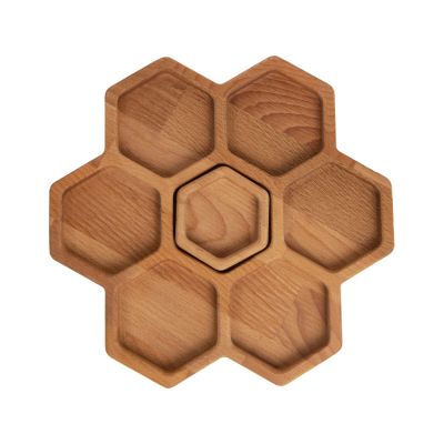 Менажница соты с одной соусницей Соты-3