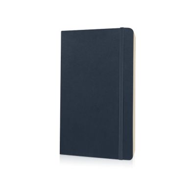 Записная книжка Moleskine Classic Soft (в линейку), Large (13х21см), сапфировый синий-0