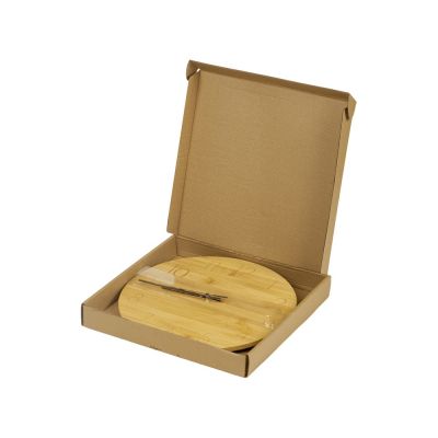 Настенные часы из бамбука Celeste, 8 мм, натуральный-3