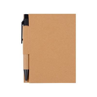 Набор канцелярский с блокнотом и ручкой Samui, бежевый-4
