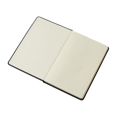 Блокнот в твердой обложке A5 Виспи в клетку, черный-2