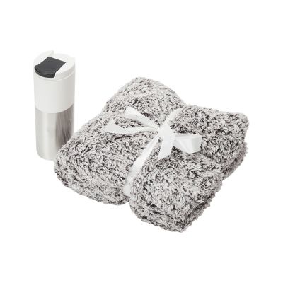 Подарочный набор с пледом и термокружкой Хюгге-1