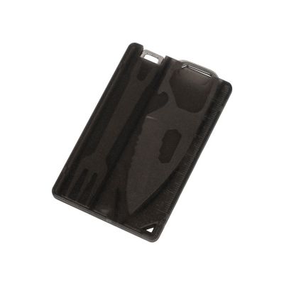 Мультиинструмент с ножом и вилкой Hungry, черный-1