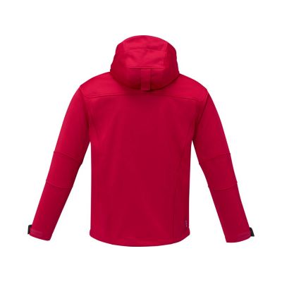 Match Мужская куртка софтшел, красный-2