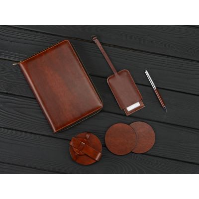 Багажная бирка из PU Fabrizio, черный-6