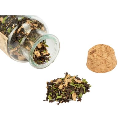 Сокочай чёрный Имбирь, Лаванда и Мята Стекло 50г-1