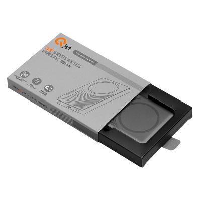 Магнитный беспроводной внешний аккумулятор, QC/PD Сёрф, 10000 мАч, серый-7