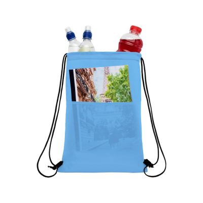 Сумка-холодильник Oriole на шнуровке на 12 банок, синий-3