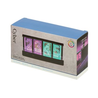 Часы с беспроводной зарядкой Cyber, 10 Вт-12