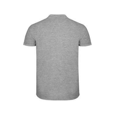 Рубашка поло Star мужская, серый меланж-1
