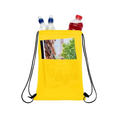 Сумка-холодильник Oriole на шнуровке на 12 банок, желтый-3