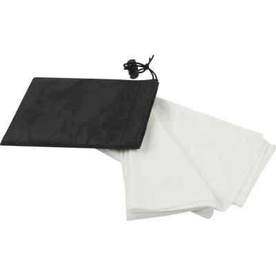 Lucas спортивное полотенце из переработанного полиэстера 30х80 см - Белый-0