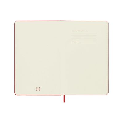 Записная книжка 12 месяцев на 2024 год, в твердой обложке, красный, Large, 13х21-1