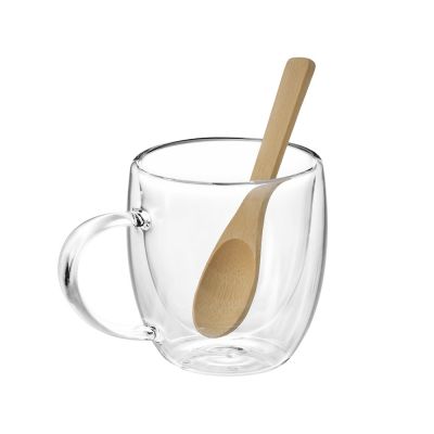 Кружка с двойными стенками на подставке с ложкой Teatrio-6