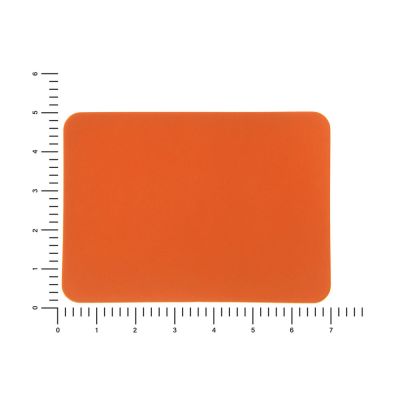 ПАТЧ ПРЯМОУГОЛНЫЙ soft-touch (оранжевый ) 5,0 х 7,0 см-1