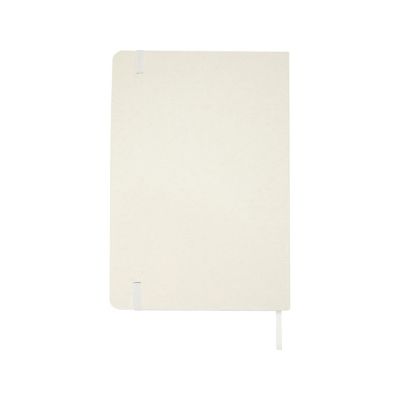 Bass блокнот формата А5 из переработанных материалов, с линованными страницами - Белый-2