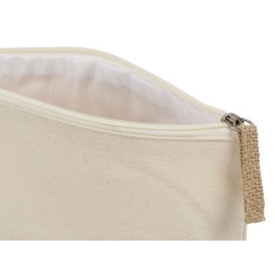 Косметичка Jute из хлопка и джута, натуральный-5