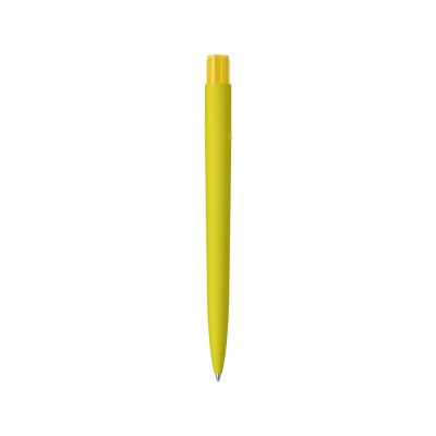 Шариковая ручка RECYCLED PET PEN PRO K transparent GUM soft-touch, желтый-3