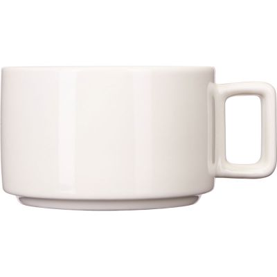 Набор чашка с бамбуковым блюдцем Sheffield, белый-1