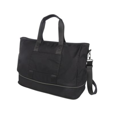 Rhine расширяемая спортивная сумка на 35 л из переработанных материалов по стандарту GRS, сплошной черный-3